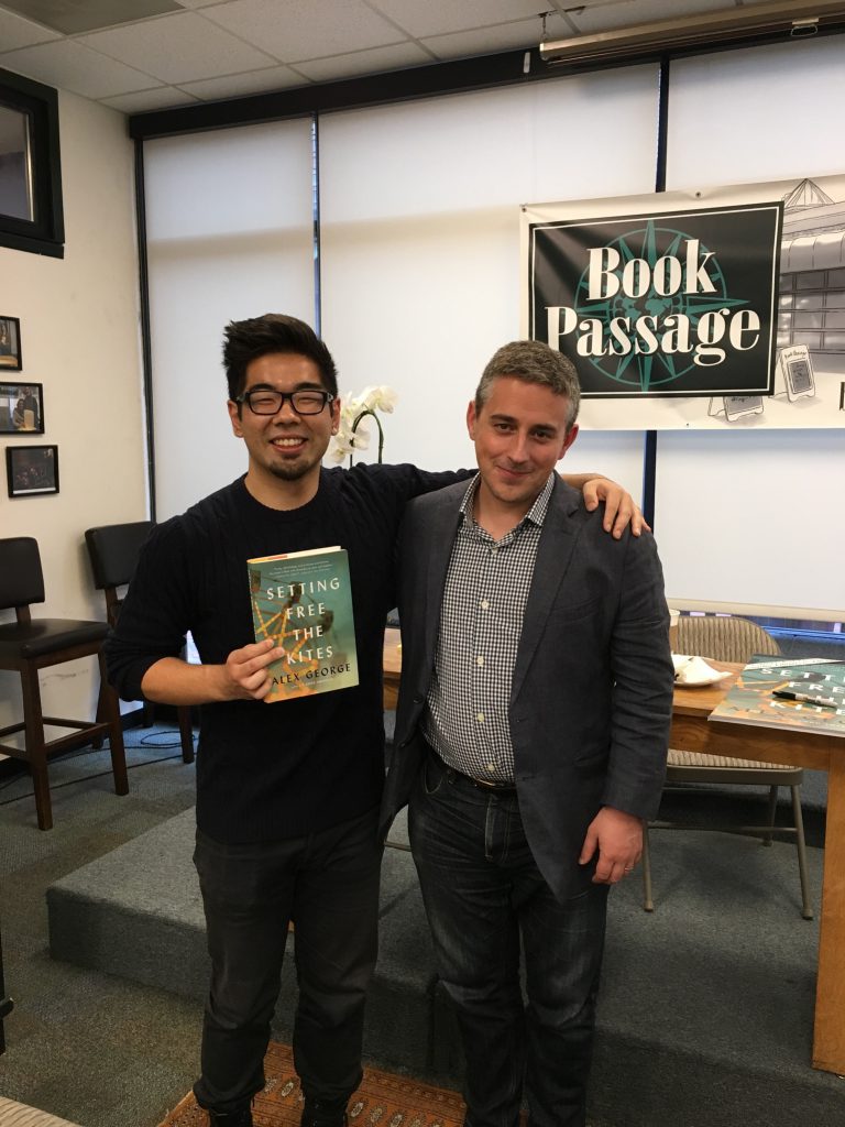 With Garrett, my host at Book Passage